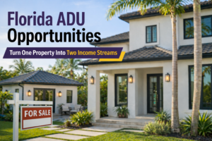 ADU in Florida backyard cottage